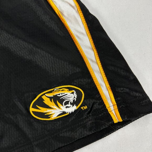 Missouri Tigers Stadium Athletics Basketball Shorts Size Small Black/Yellow - Picture 3 of 5